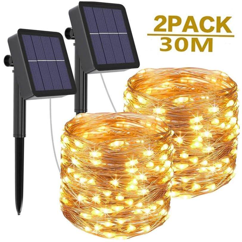 LED Solar Light Outdoor Waterproof Fairy Garland String Ligh