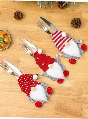 christmas decoration Dwarf cutlery set with cutlery set