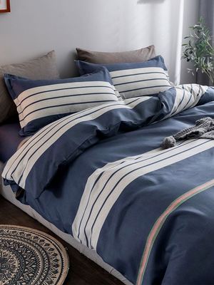 Cotton Bed sheets set quilt cover pillow cases four-piece b