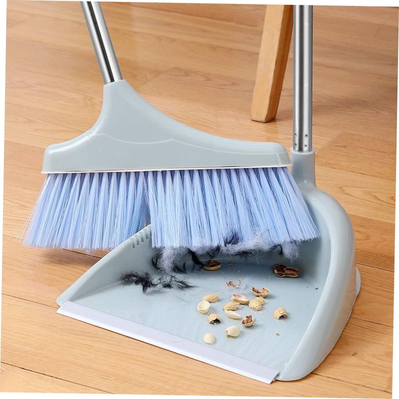 broom dustpan set household soft wool sweeping mop cleaning