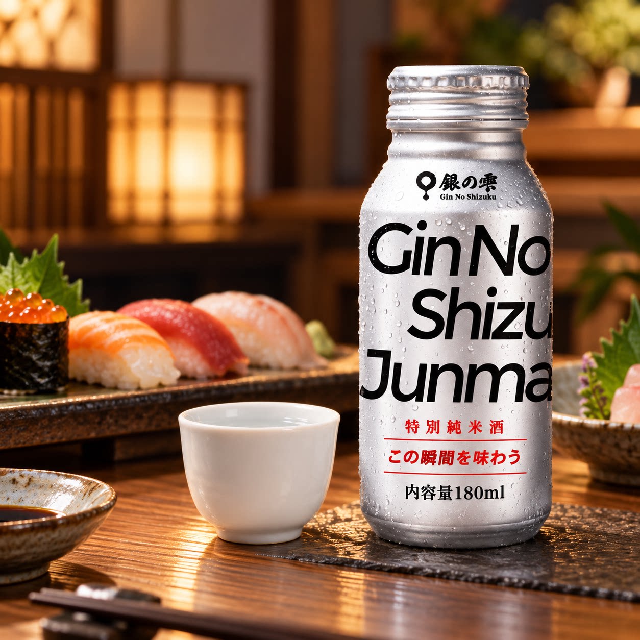 本纪土旗下平和酒造银雫特别纯米酒180ml