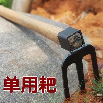 钓鱼小锄头松土挖土种菜耙子园林花园农用农具工具翻地除草园艺 鲜花速递/花卉仿真/绿植园艺 锄头 原图主图