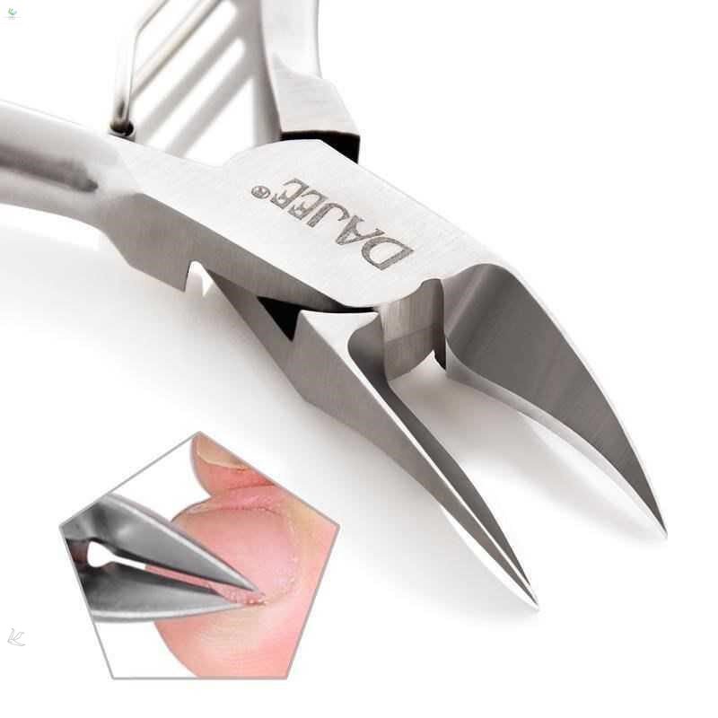 不锈钢弯头斜角斜口尖剪刀尖头小剪脚指甲小号单个剪脚趾甲盖工具