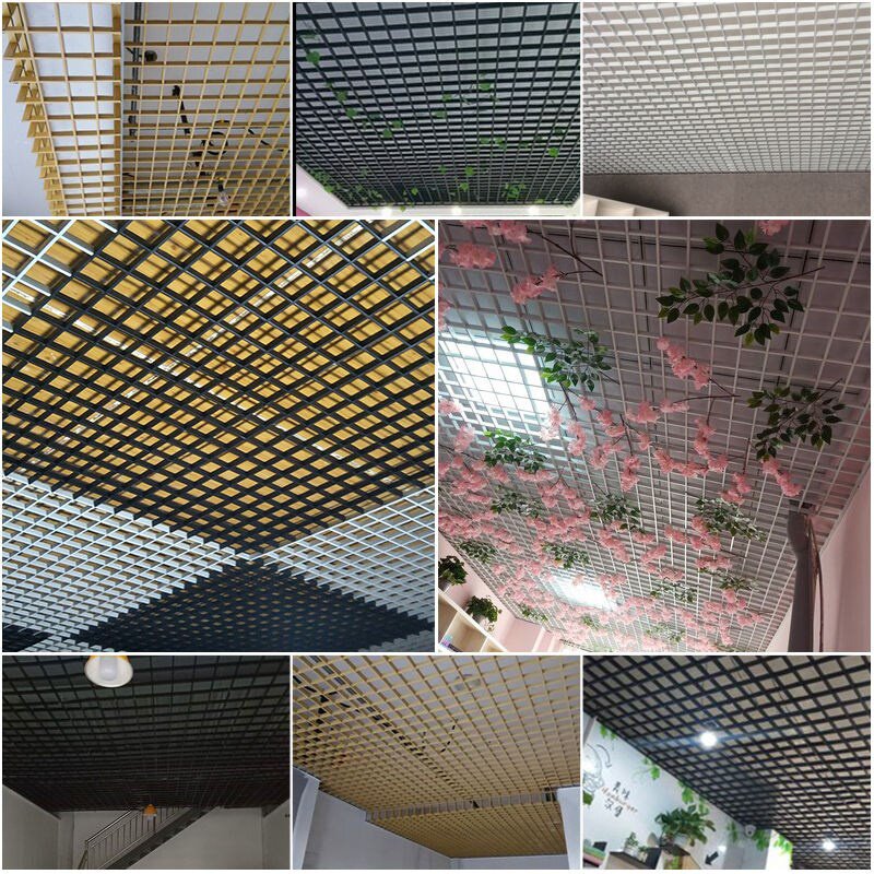 葡萄架吊顶格子天花吊顶阳台吊顶天花板装饰吊品网格吊顶格栅