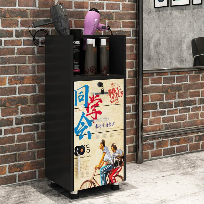 速发理发店发廊工具柜工具车美发镜示柜美推发车展台柜子