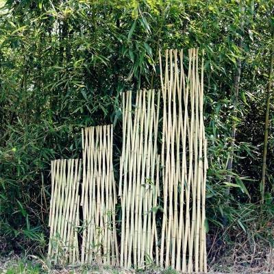 竹篱笆花园围栏庭院绿化伸缩竹竿花栏网竹栅栏围墙护栏装饰爬藤架