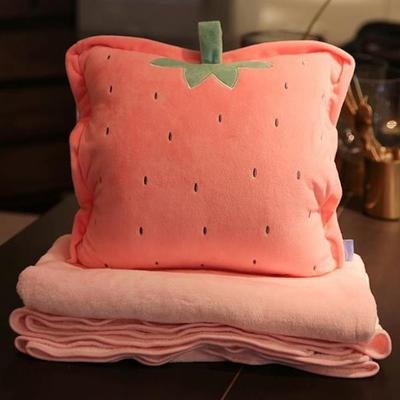 双用男女小枕头抱被简单多用两用休息二合一抱枕被孩子被子午睡办