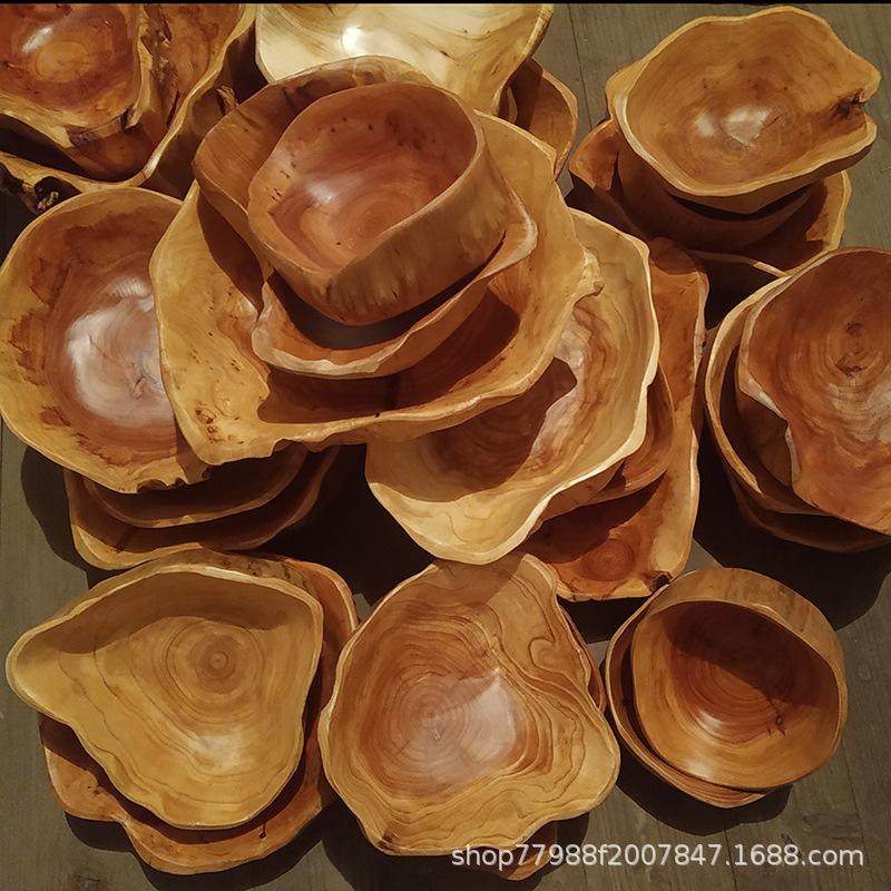 侘寂风原木果盘整木水果盘木质木头托盘木制实木果盆木盘木盆木碗,餐饮具,果盆/果盘/果篮,淘宝优惠券,粉丝福利购,淘宝优惠卷