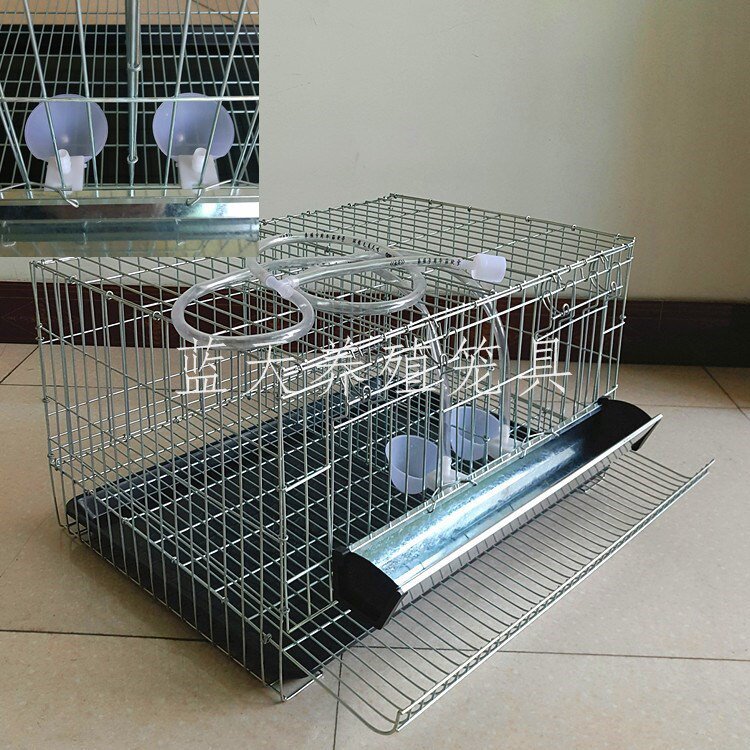 鹌鹑笼家用下蛋鹌鹑笼大号加粗自动滚蛋鸟笼养殖笼