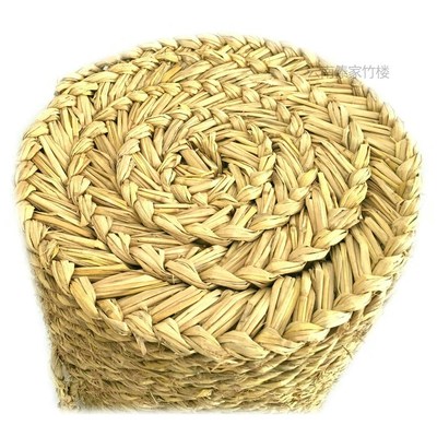 定制包邮云南草墩实用手工稻草编织坐墩蒲团坐垫凳子透气家具家居