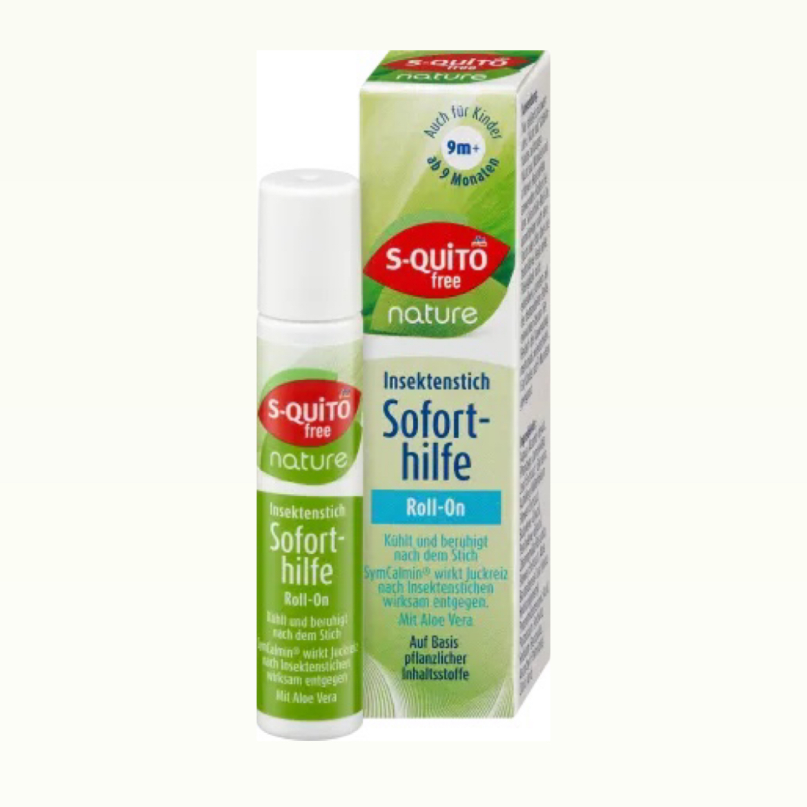 全场满300包邮德国代购S-quitofree儿童驱蚊草本液止痒滚珠10ml