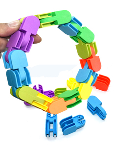 儿童软体变形扣积木拼接拼插拼装 幼儿园早教益智百变创意趣味玩具