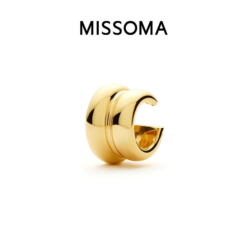 Missoma浮光系列双层耳夹