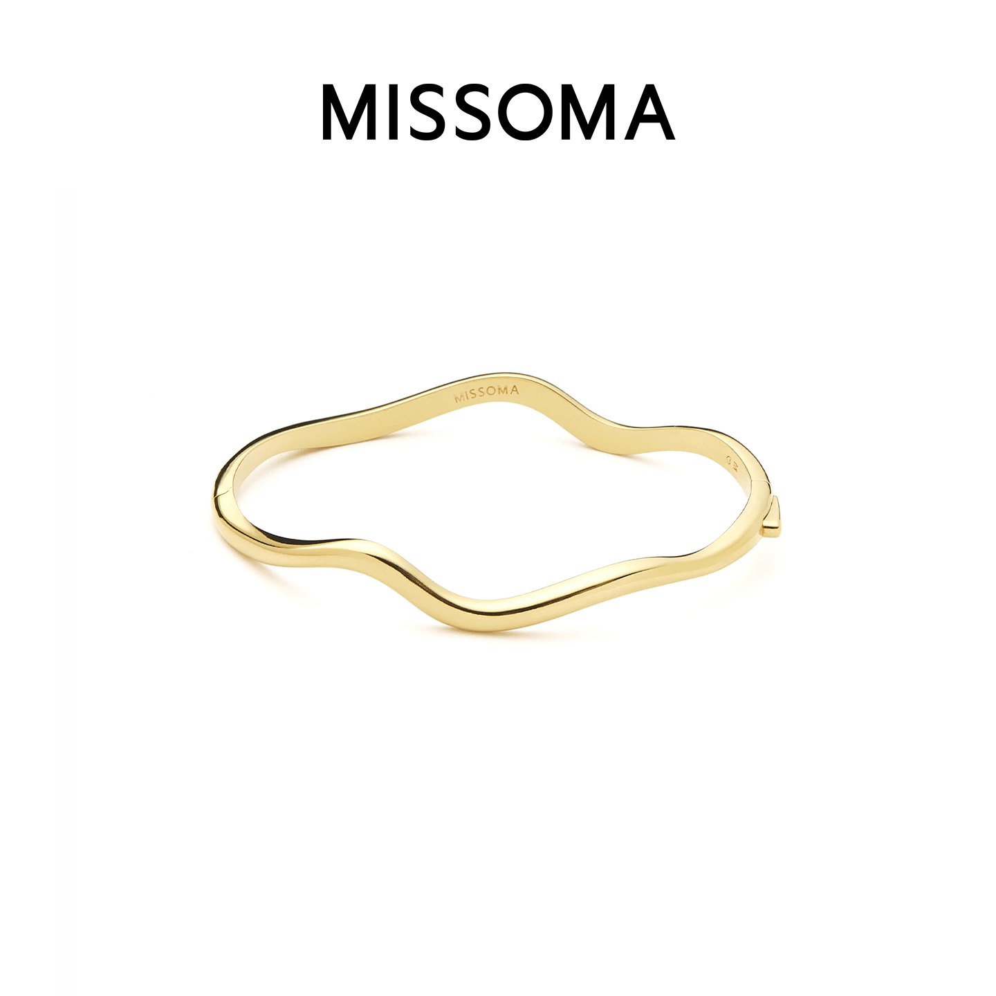 Missoma雪熔花熔岩手镯