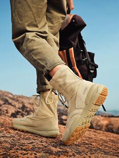 户外登山鞋女防水防滑耐磨高帮男迷彩爬山鞋运动休闲越野徒步女鞋