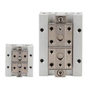 20D 导轨滑台气缸MHF2 D2薄型气爪HFD8