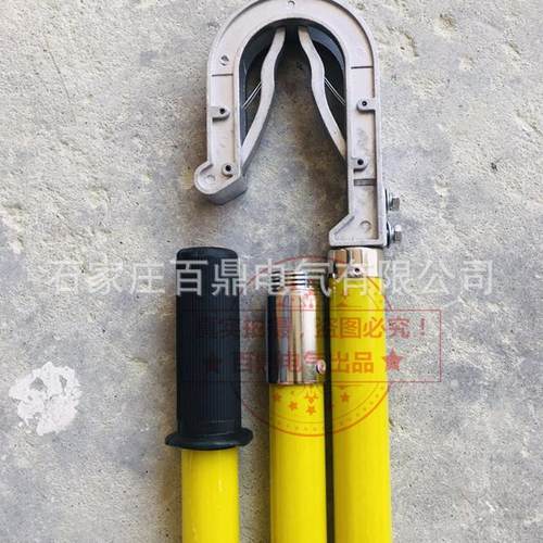 35kv单相接地杆线 铁路接触轨用接地线35kv棒长5米接地杆25mm2