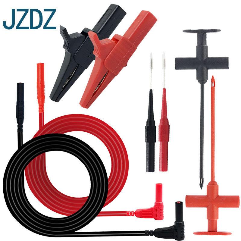 JZDZ汽车电器维修套装万用表套件鳄鱼夹香蕉插头测试线测试表笔