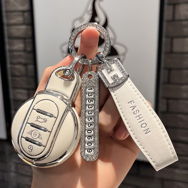 适用宝马min钥匙套女迷你c