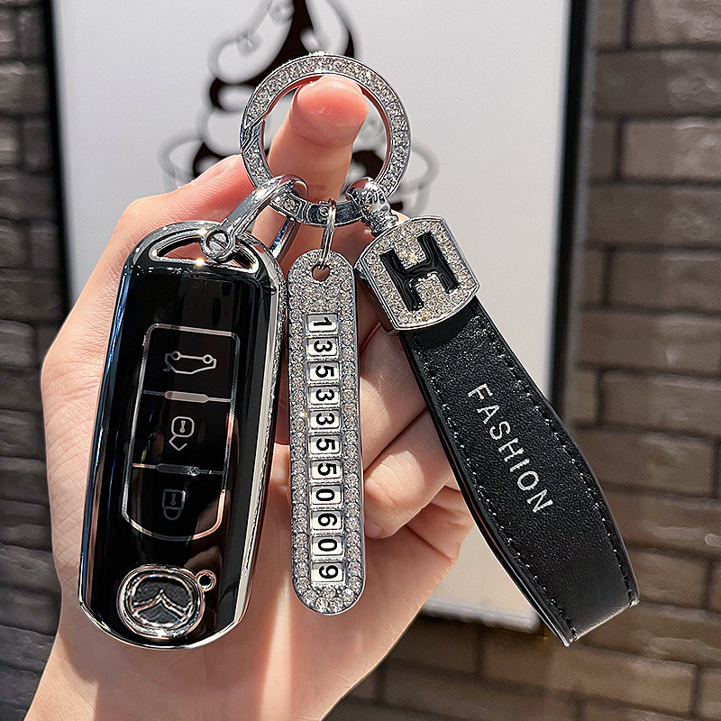 tpu简约风格适用马自达6钥