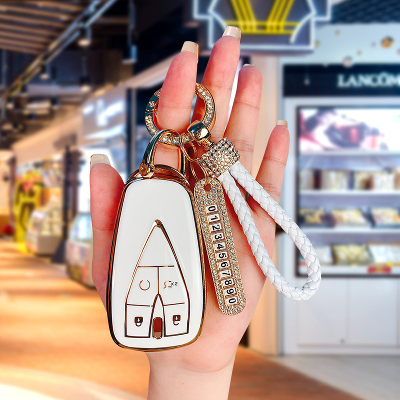 tpu简约风格长安cs75l钥匙套