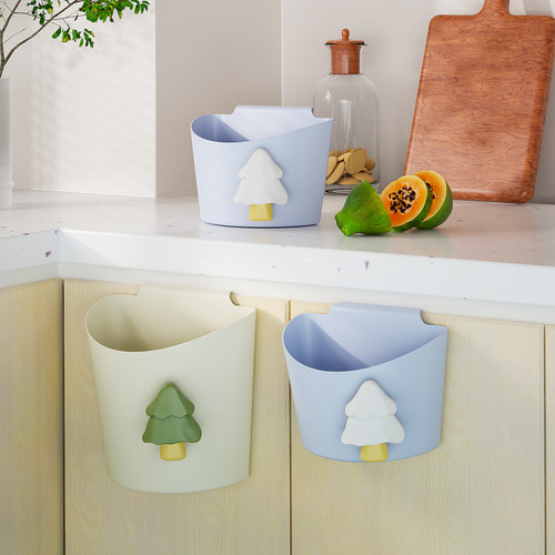 绣川多功能收纳桶厨房壁挂垃圾桶