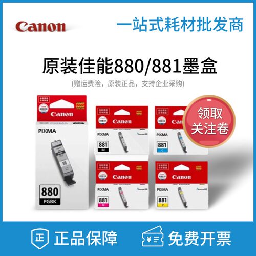 原装佳能pgi-880墨盒打印机