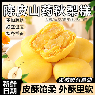 糖尿病人专用食品无糖精陈皮山药秋梨糕饼孕妇解馋零食糖友控糖旗舰店三高血糖老人儿童糖友糖人代餐零食