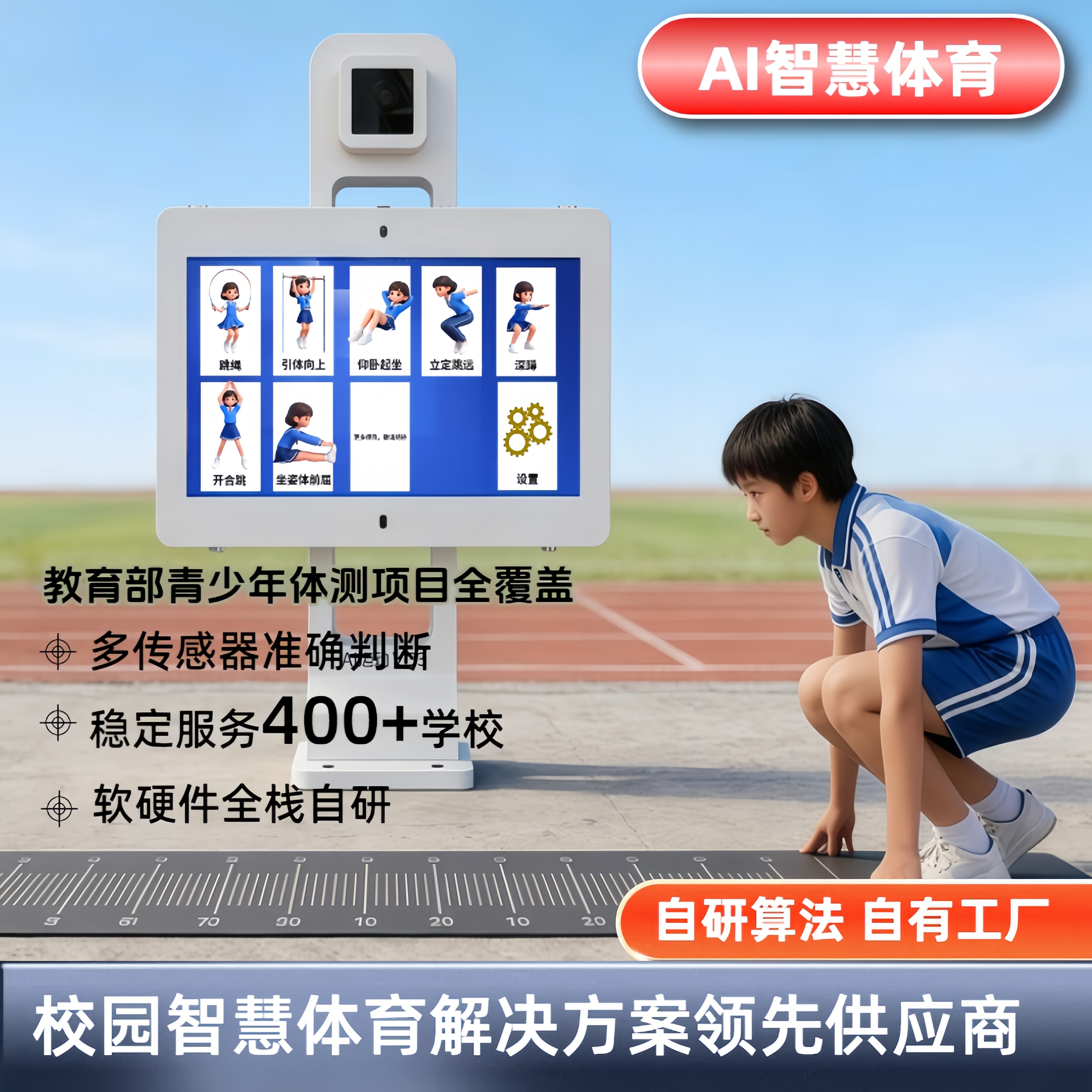 AI智慧体育校园体测一体机 小学智能跳远跳绳跑步中学中考体考,品牌台机/品牌一体机/服务器,一体机,淘宝优惠券,粉丝福利购,淘宝优惠卷