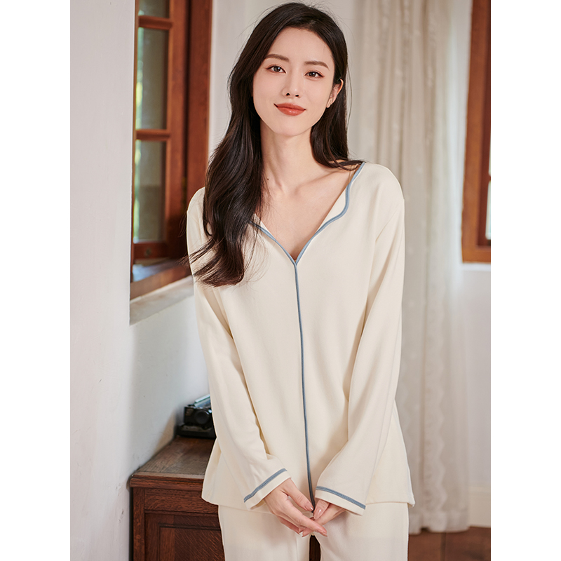 德绒发热保暖可外穿家居服