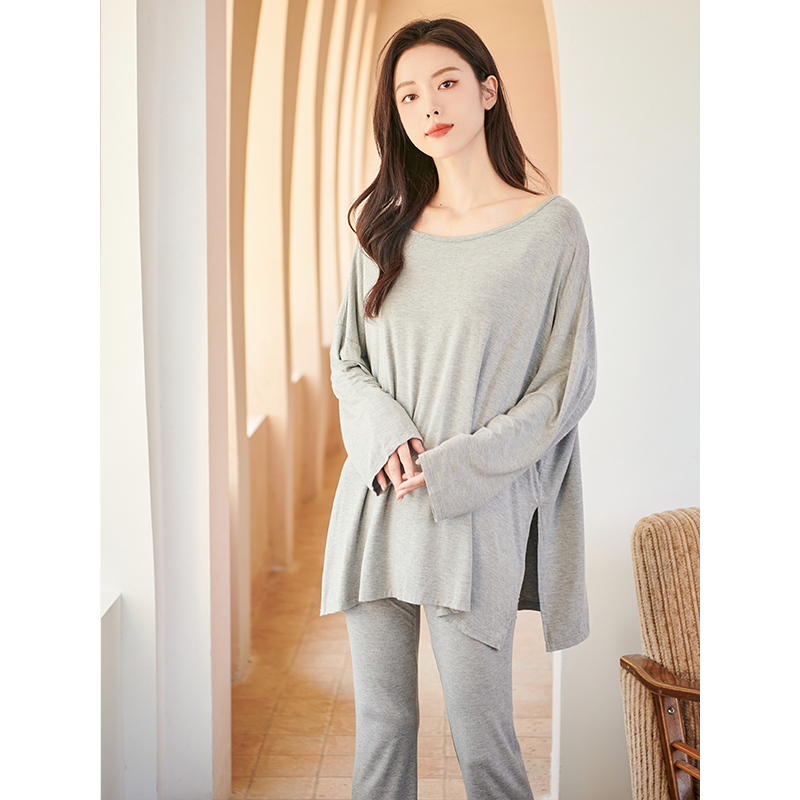 宽松慵懒感套头睡衣女性感舒适型