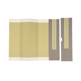 蜡染半生熟空白宣纸册页奏折菜单本子仿古国展小楷书法练习创作专用精装小折页高档礼盒作品加厚楮皮纸拜师贴