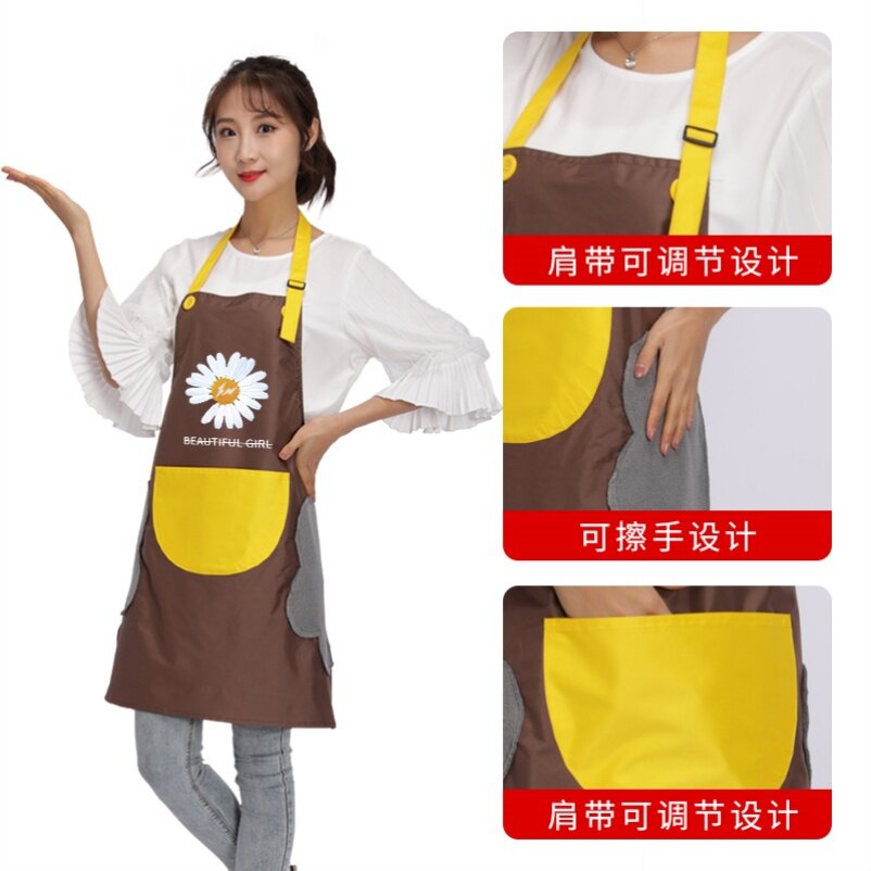 西餐厅温馨办公室简单男式大气广告围裙女时尚企业工作简约好用