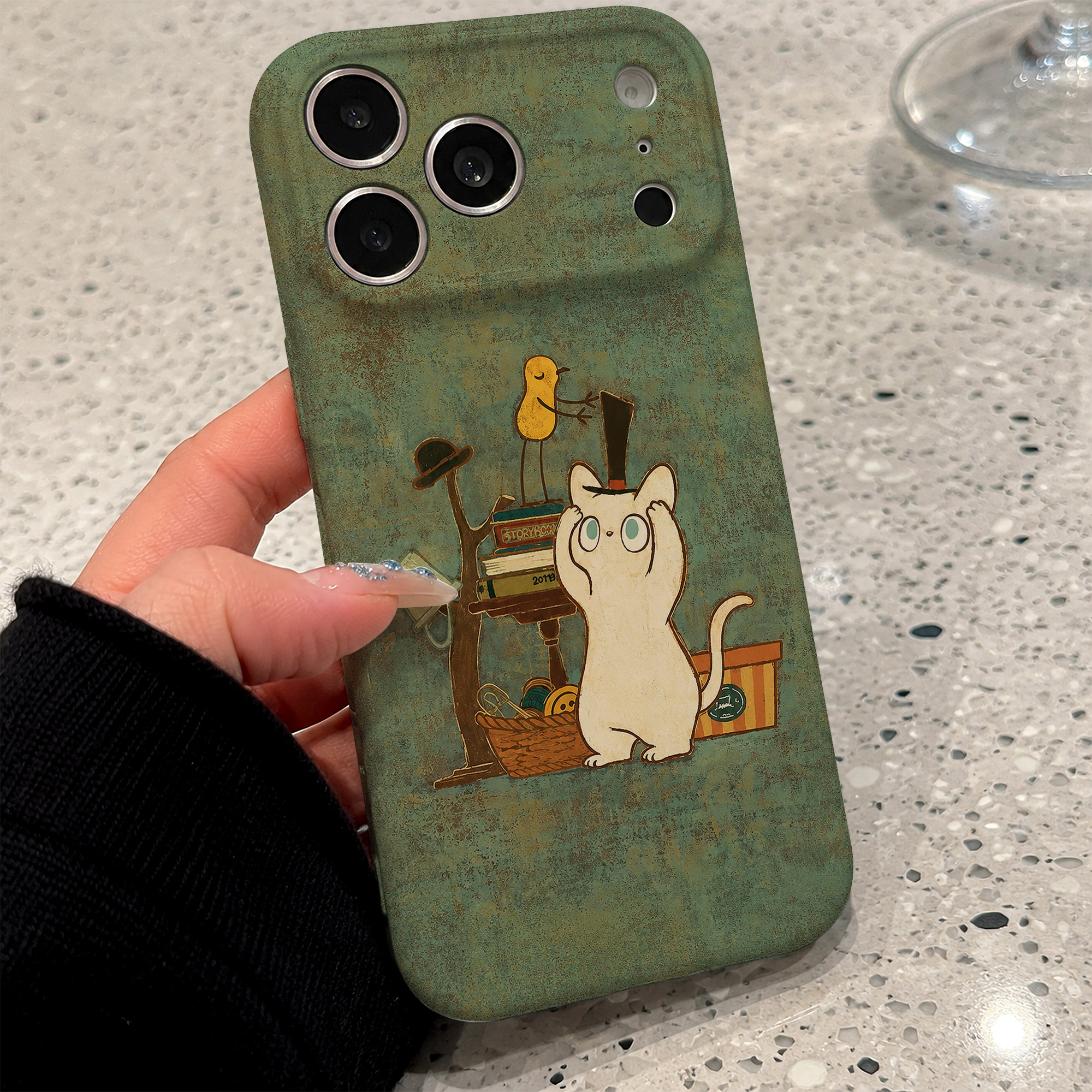 日韩ins卡通适用苹果17手机壳菲林二合一nova13华为p90mate80小米15文艺opporeno16vivo荣耀