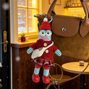 饰毛衣帽 居民们娃衣服酷酷鱼打工鱼圣诞节驯鹿装 圣诞套装 比奇堡