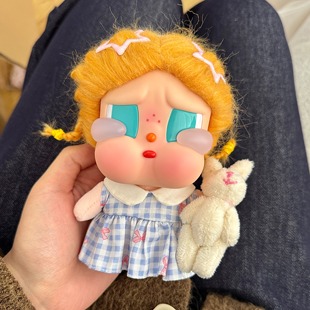 咕噜咕噜哭娃Vacation娃衣crybaby衣服搪胶公仔发夹裙可爱毛绒兔