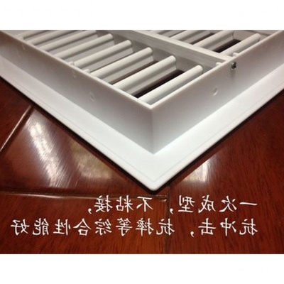 单层百叶窗浴室厨卫用卫生间门送风口百叶窗白色通风口塑料百叶窗