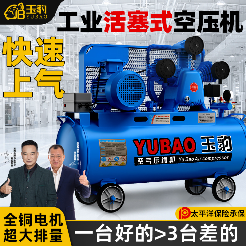 空压机工业级大型380V高压小型打气泵220V喷漆气磅汽修空气压缩机