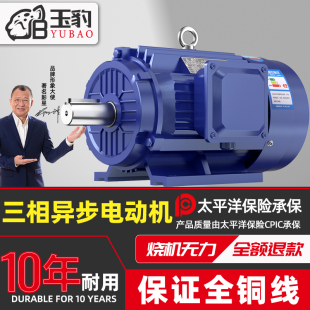 2.2 1.5 1.1 7.5KW電機380V三相 5.5 全銅三相異步電動機0.75
