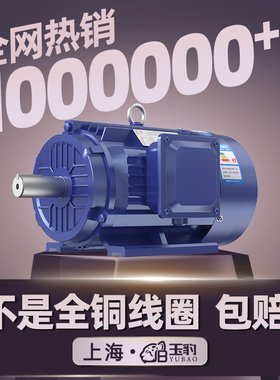 玉豹全铜三相异步电动机75/90/110/132/160/200/250KW 电动机380V