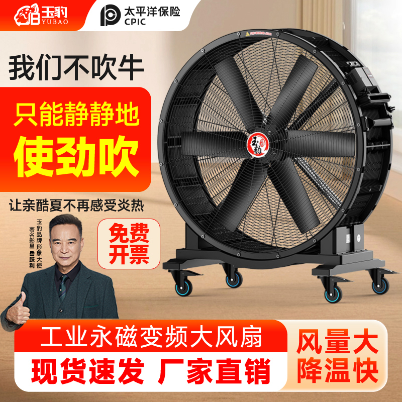 工业风扇强力电风扇大功率车间仓库工厂用大风机手推可移动大风扇