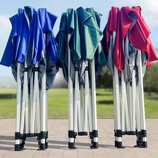 大型户外遮阳伞商用摆摊伞棚四角伞四方伞折叠帐篷广告伞印刷定制