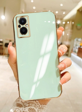 适用于OPPO Reno7Z 5G手机壳opporeno7z防摔软壳OPPO RENO7Z国际版保护套CPH2343硅胶全包电镀网红情侣纯外壳