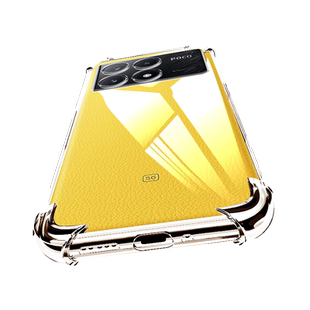 适用小米POCO X6PRO手机壳5g版小米poco x6pro保护套小米2311DRK48G透明硅胶全包四角气囊防摔男女个性软外壳
