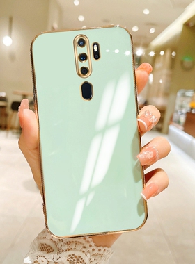 适用于OPPO A9 2020手机壳oppoa9防摔软壳OPPO A9保护套CPH1937硅胶全包opopa9电镀网红2020款情侣纯色外壳op