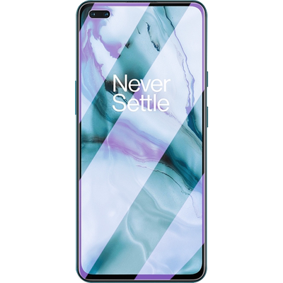 适用于OnePlus一加Nord钢化膜1+nord全屏覆盖护眼蓝光防指纹1+Nord玻璃保护膜一加手机nord高清屏保全包贴膜