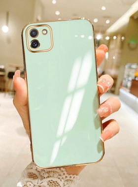 适用于三星A03手机壳Samsung Galaxy A03防摔软壳galaxya03保护套SM-A035F硅胶全包SM-A035M电镀网红纯色外壳