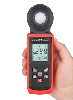 数字照度计TA8123 测光仪 高精度 照度仪 测光表光度亮度计