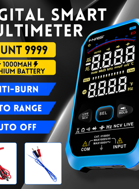 S1 Smart Digital Multimeter 9999counts AC DC Voltage