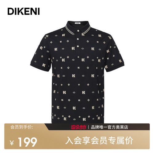 春夏新款短袖polo迪柯尼